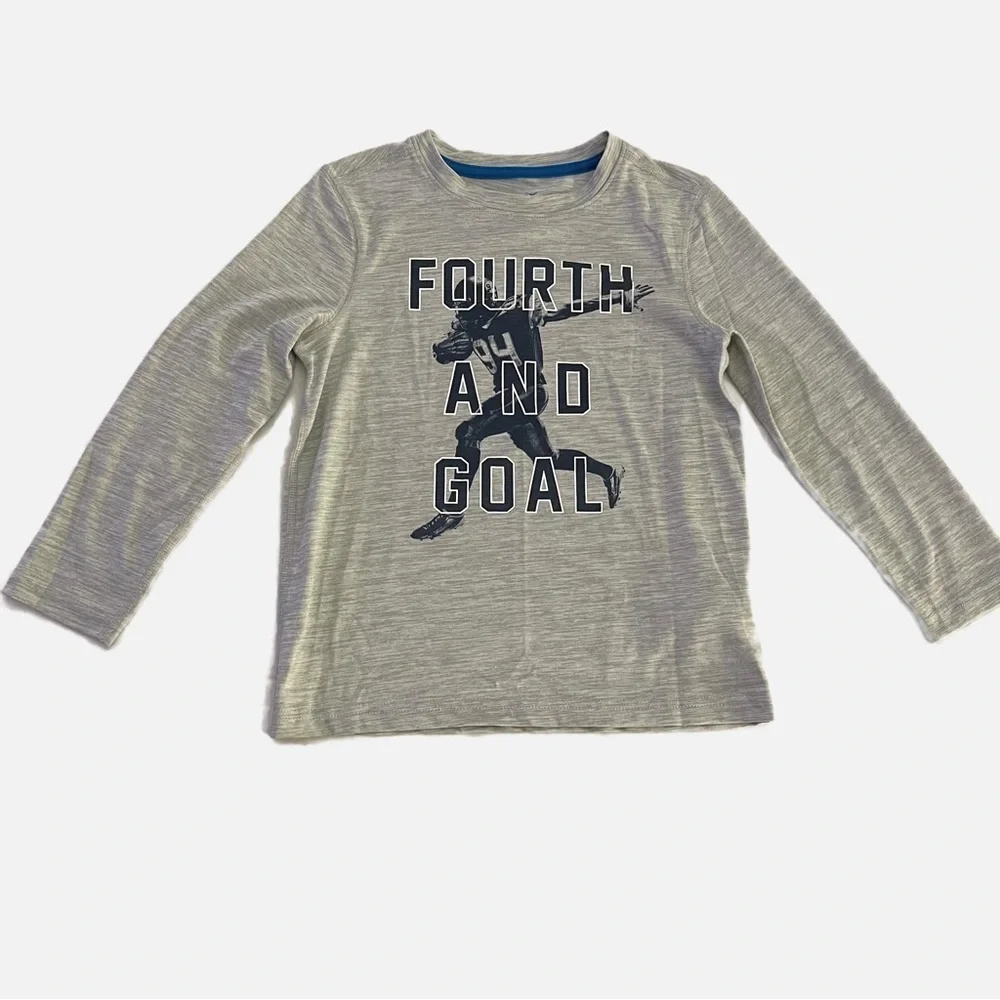OLD NAVY Active Boys Long Sleeve Go Dry Top - Small